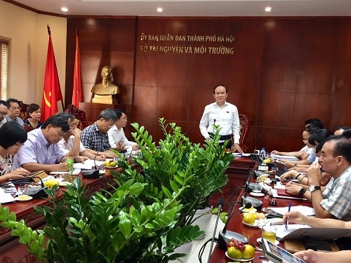 Đoàn giám sát HĐND Thành phố làm việc tại Sở Tài nguyên và Môi trường về tình hình quản lý các dự án sử dụng đất vốn ngoài ngân sách chậm triển khai